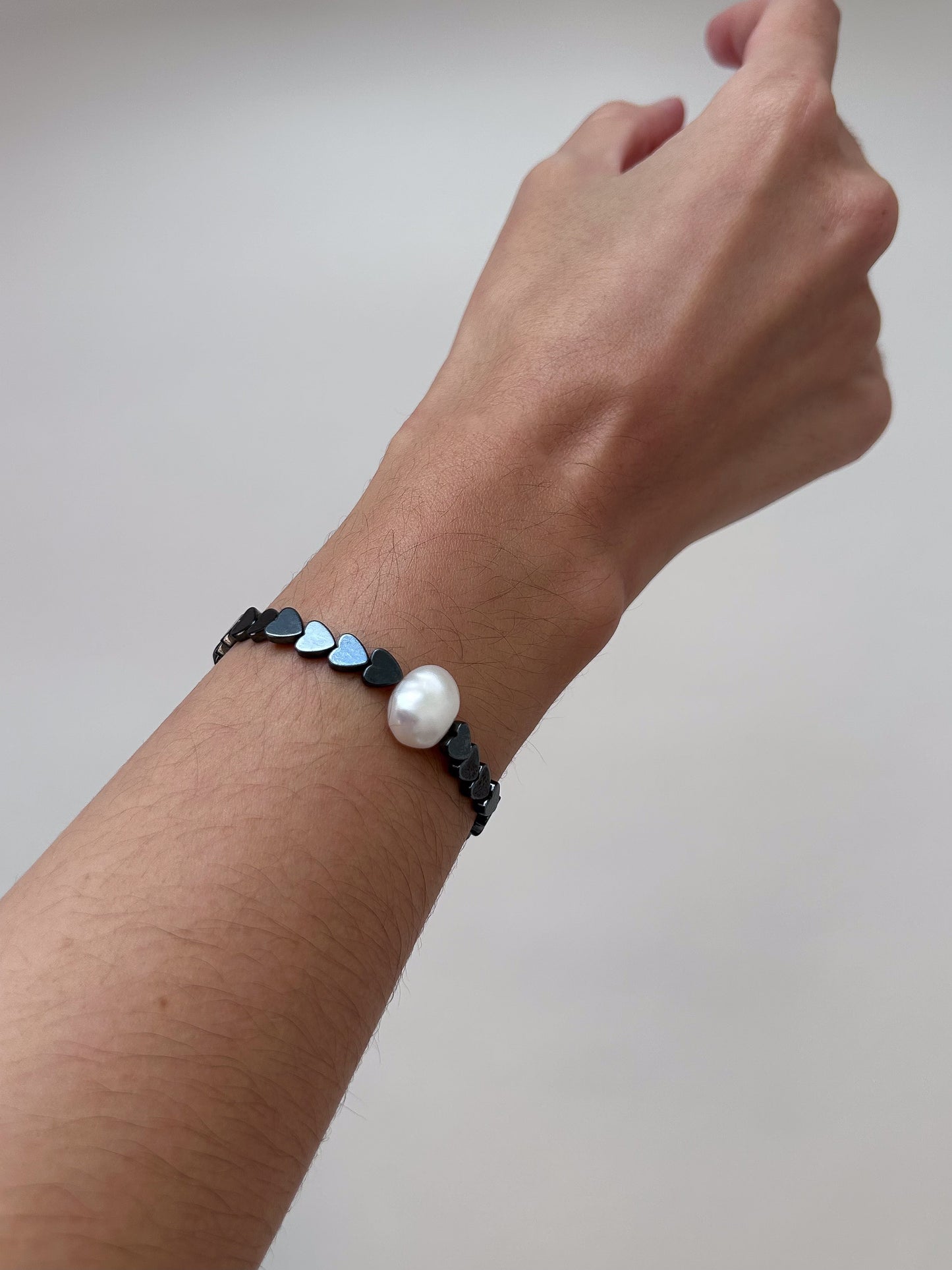 PULSERA HEMATITA CORAZÓN - XMAS DROP