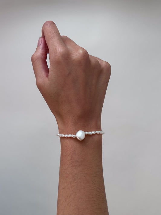 PULSERA PERLAS DE ARROZ - XMAS DROP