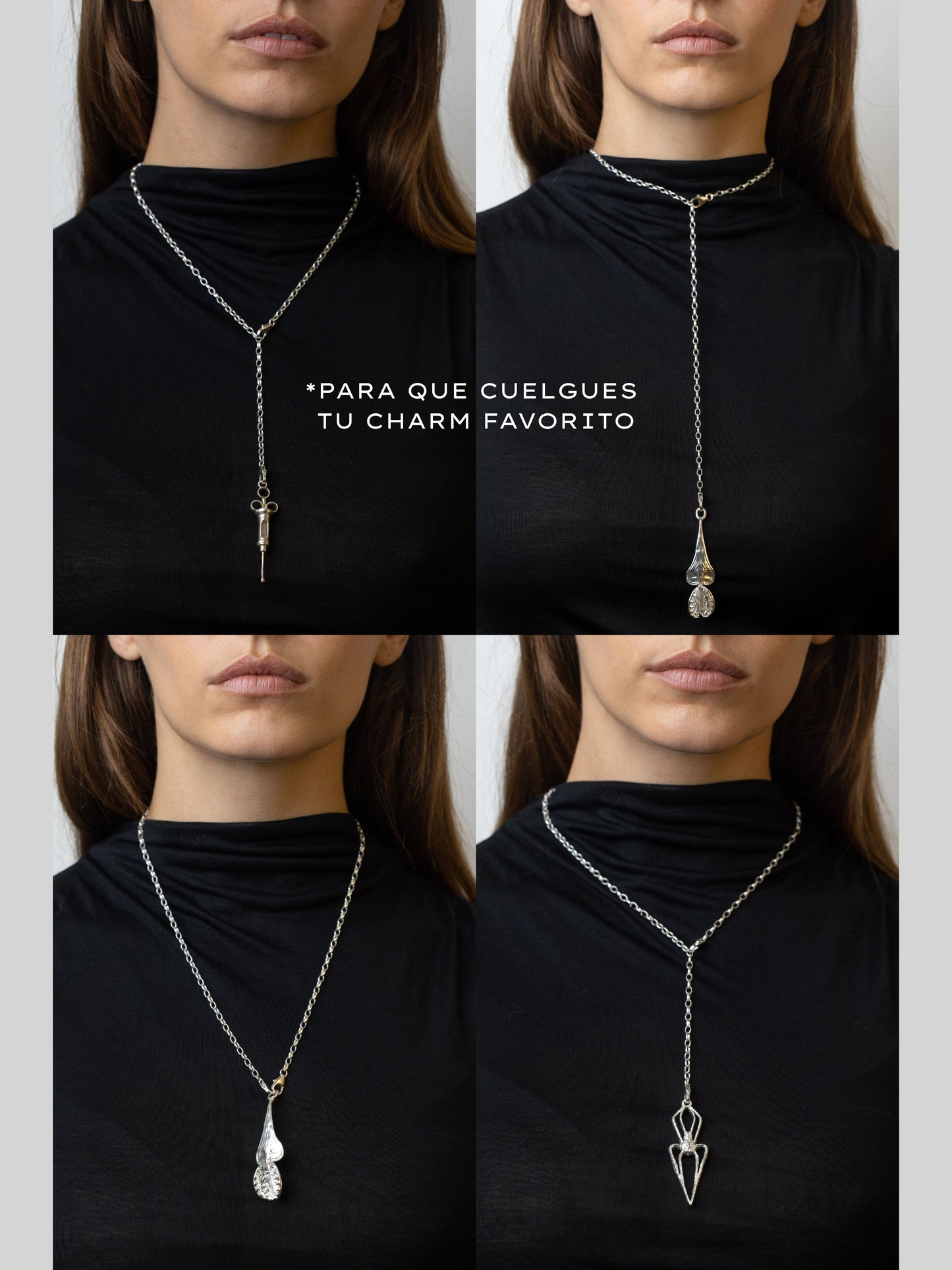 Cadena Rolo (para charms grandes)