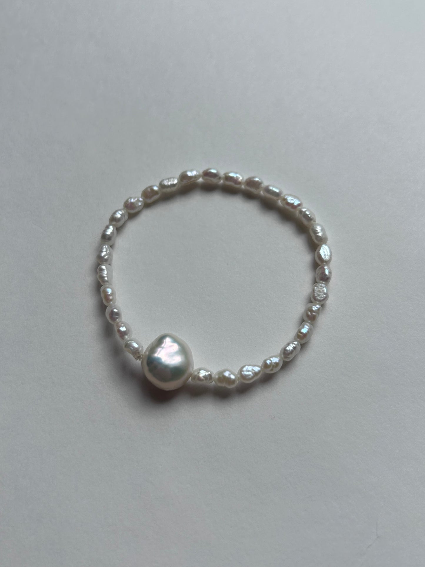 PULSERA PERLAS DE ARROZ - XMAS DROP